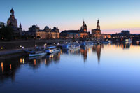 Dresden skyline / river Elbe